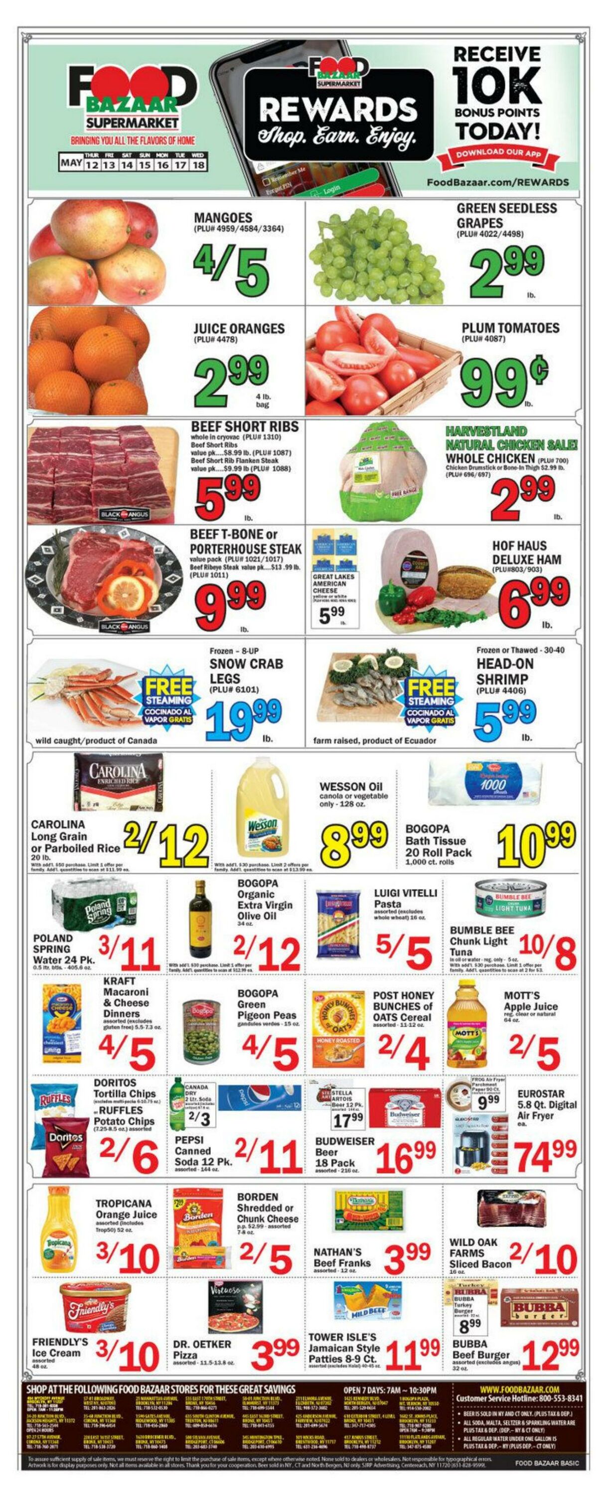 Weekly ad Food Bazaar 05/12/2022 - 05/18/2022