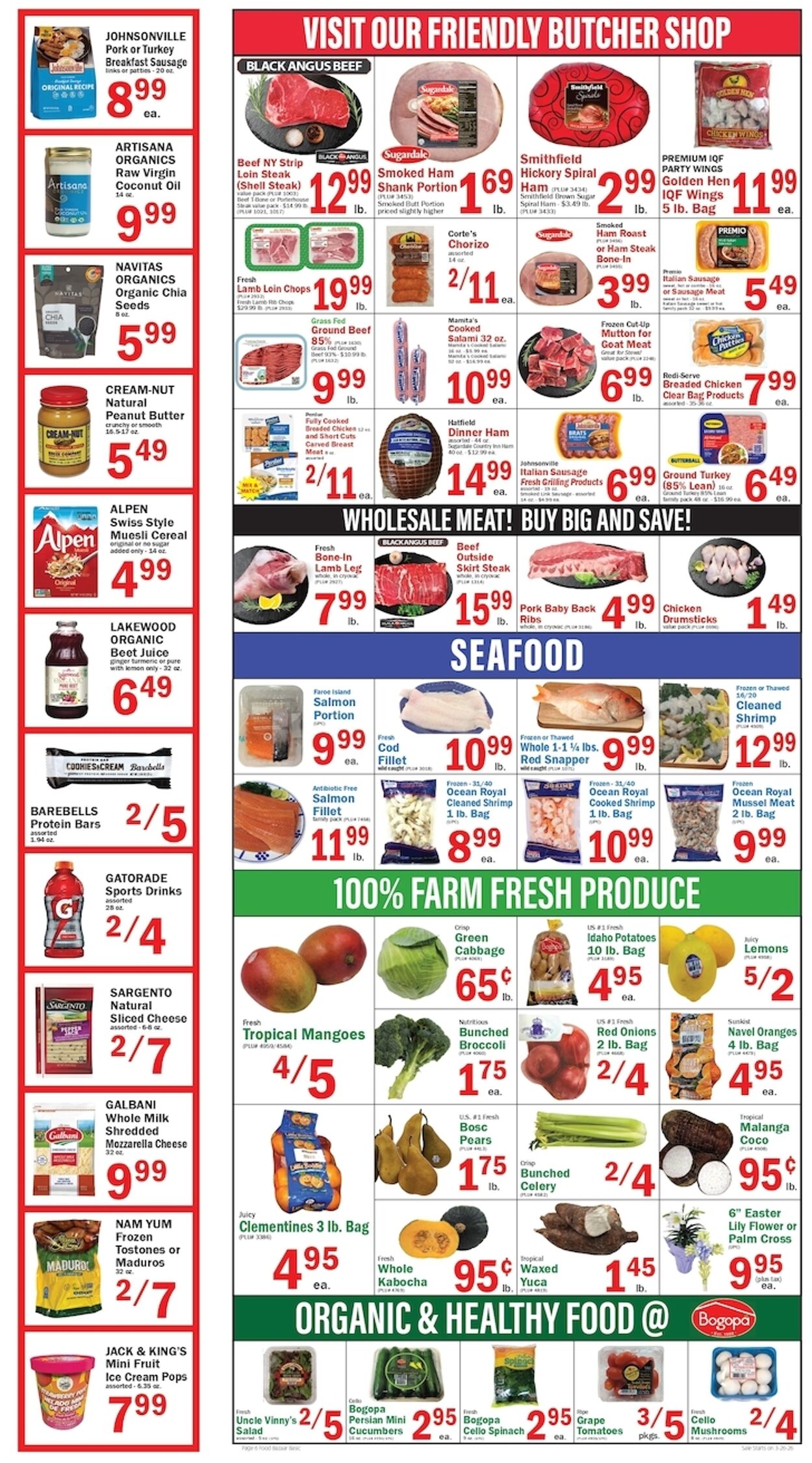 Weekly ad Food Bazaar 03/26/2026 - 04/01/2026