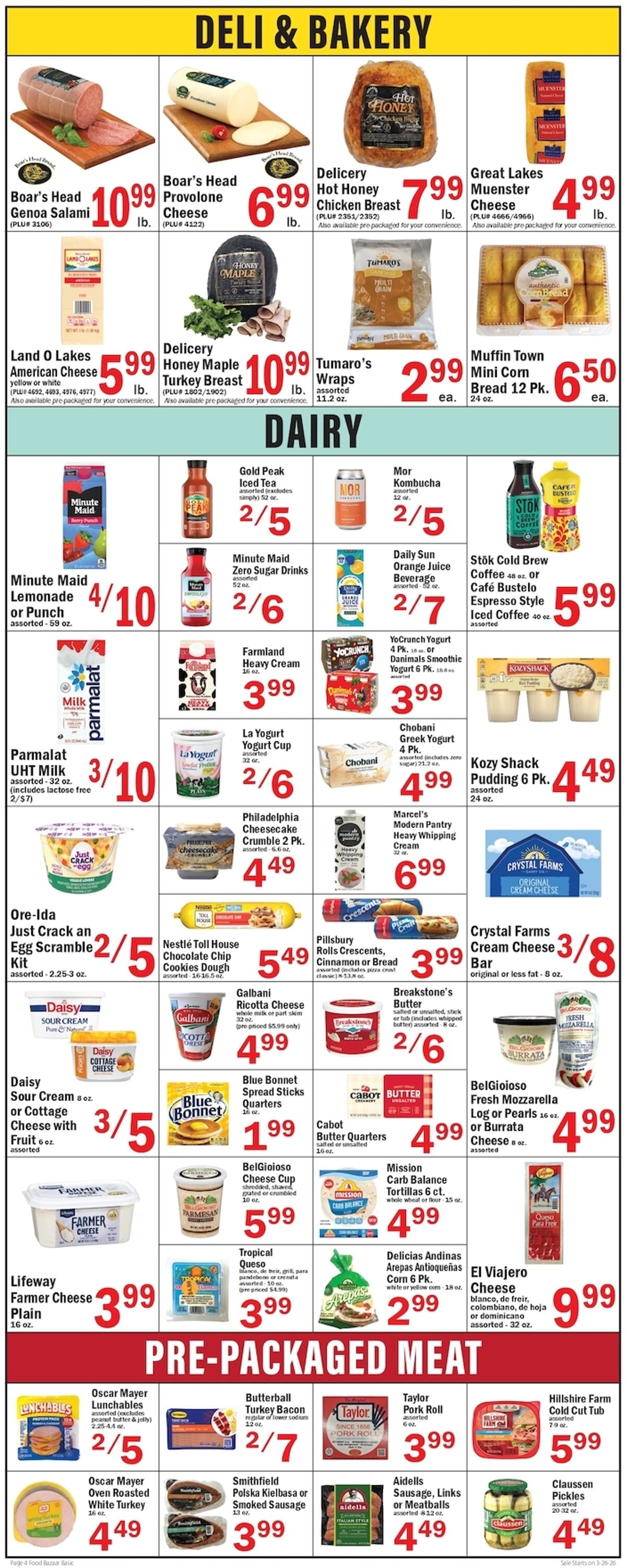 Weekly ad Food Bazaar 03/26/2026 - 04/01/2026