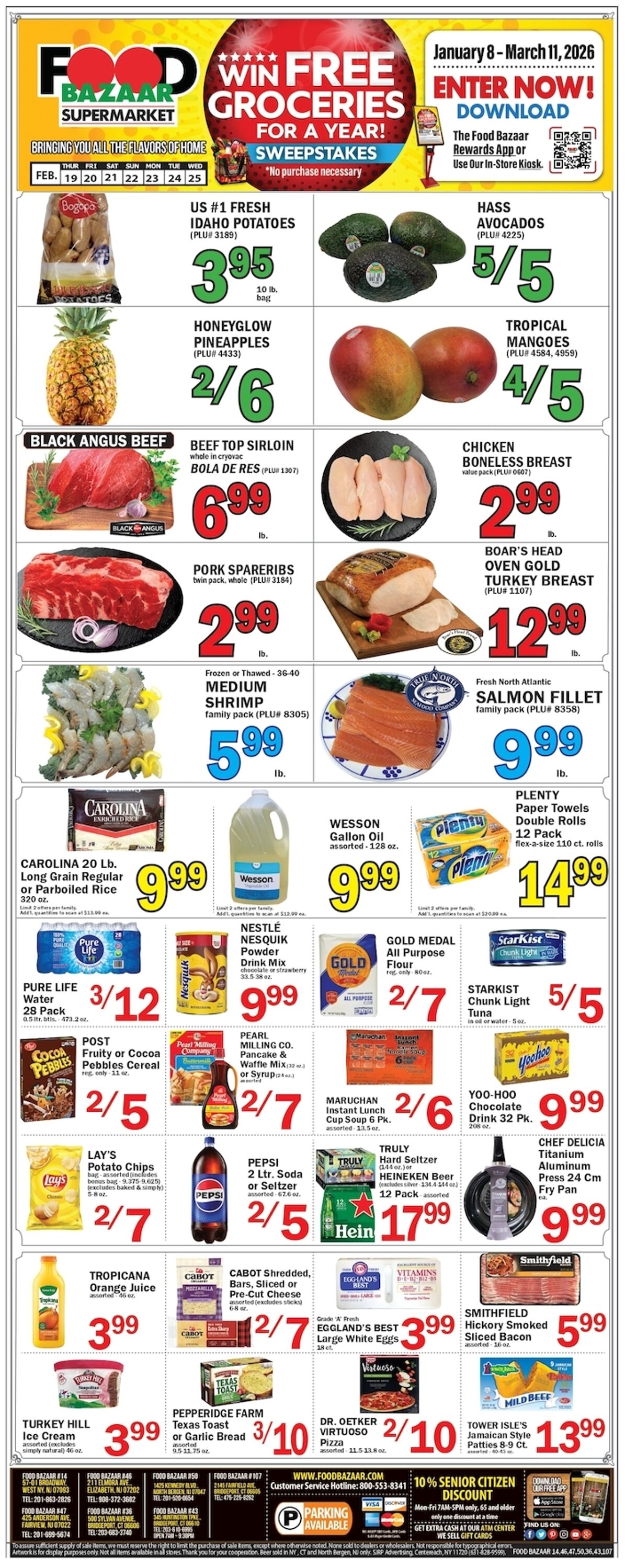 Weekly ad Food Bazaar 02/19/2026 - 02/25/2026