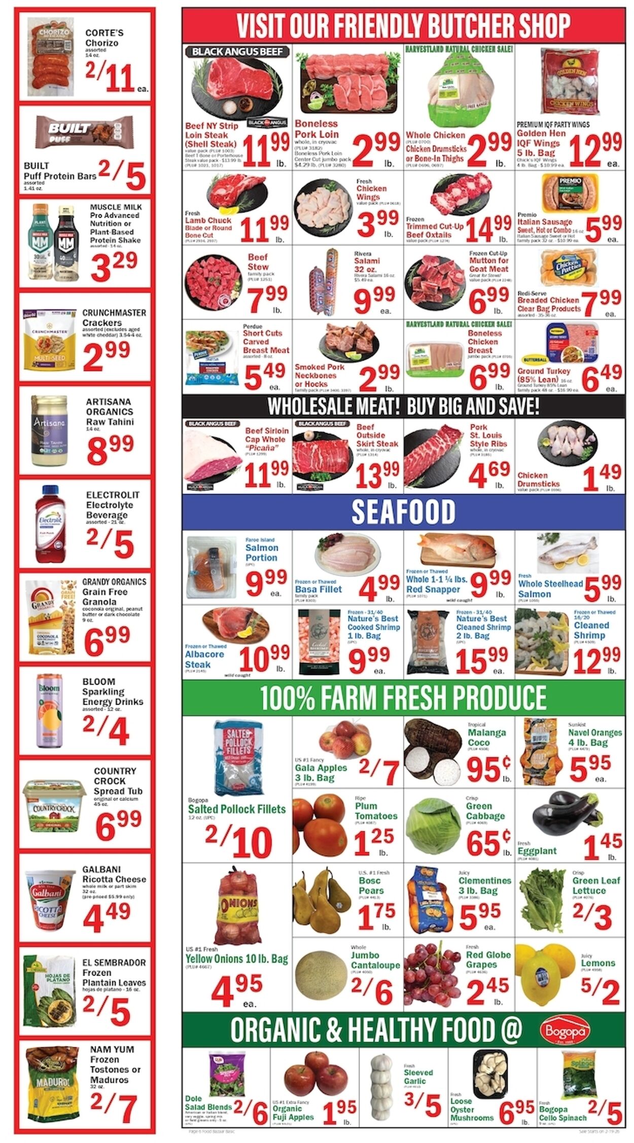 Weekly ad Food Bazaar 02/19/2026 - 02/25/2026