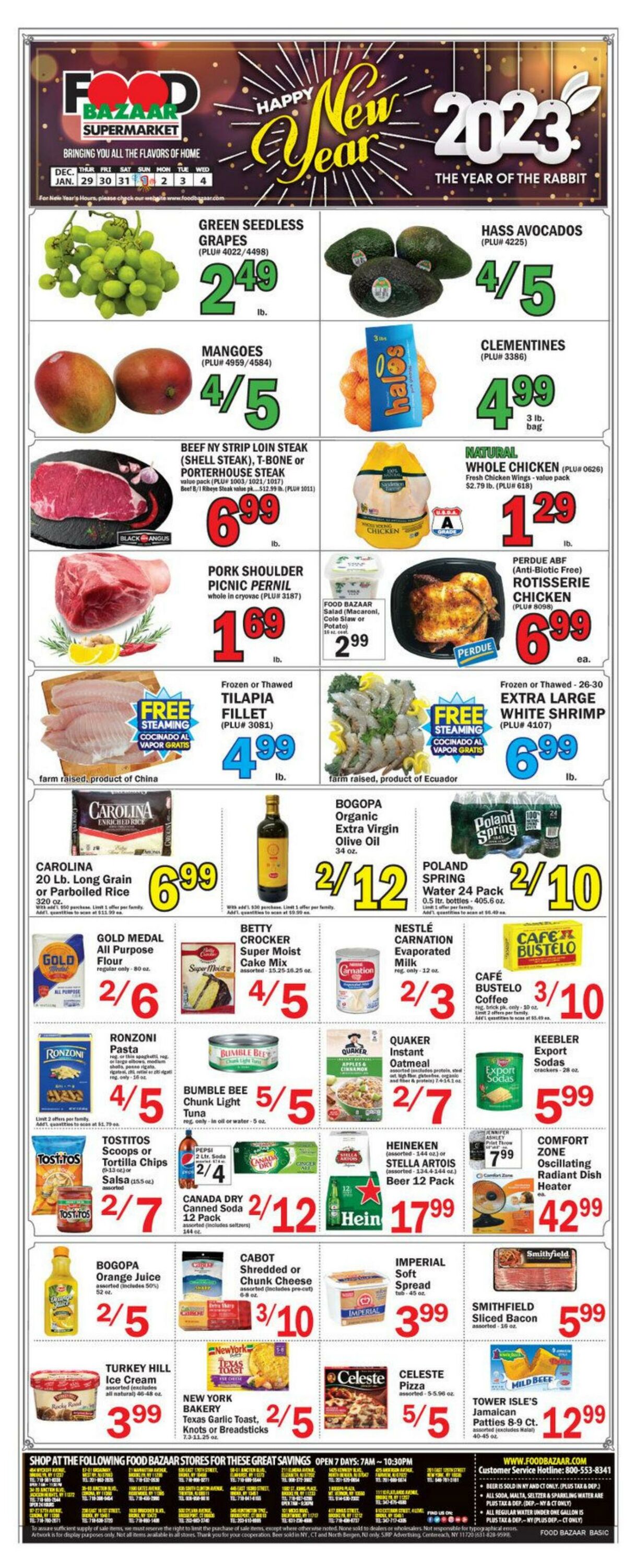 Weekly ad Food Bazaar 12/29/2022-01/04/2023