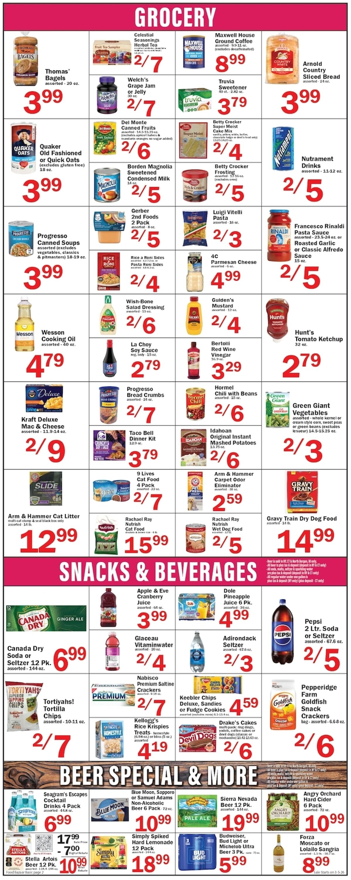 Weekly ad Food Bazaar 03/05/2026 - 03/11/2026