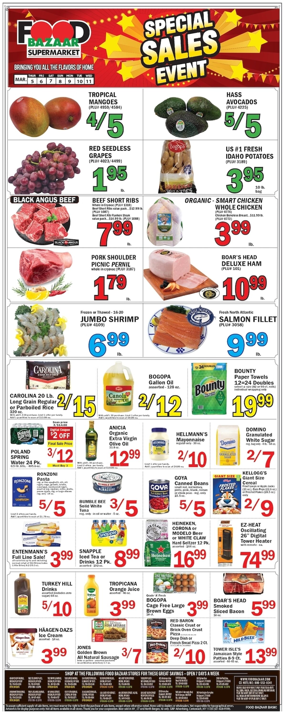 Weekly ad Food Bazaar 03/05/2026 - 03/11/2026