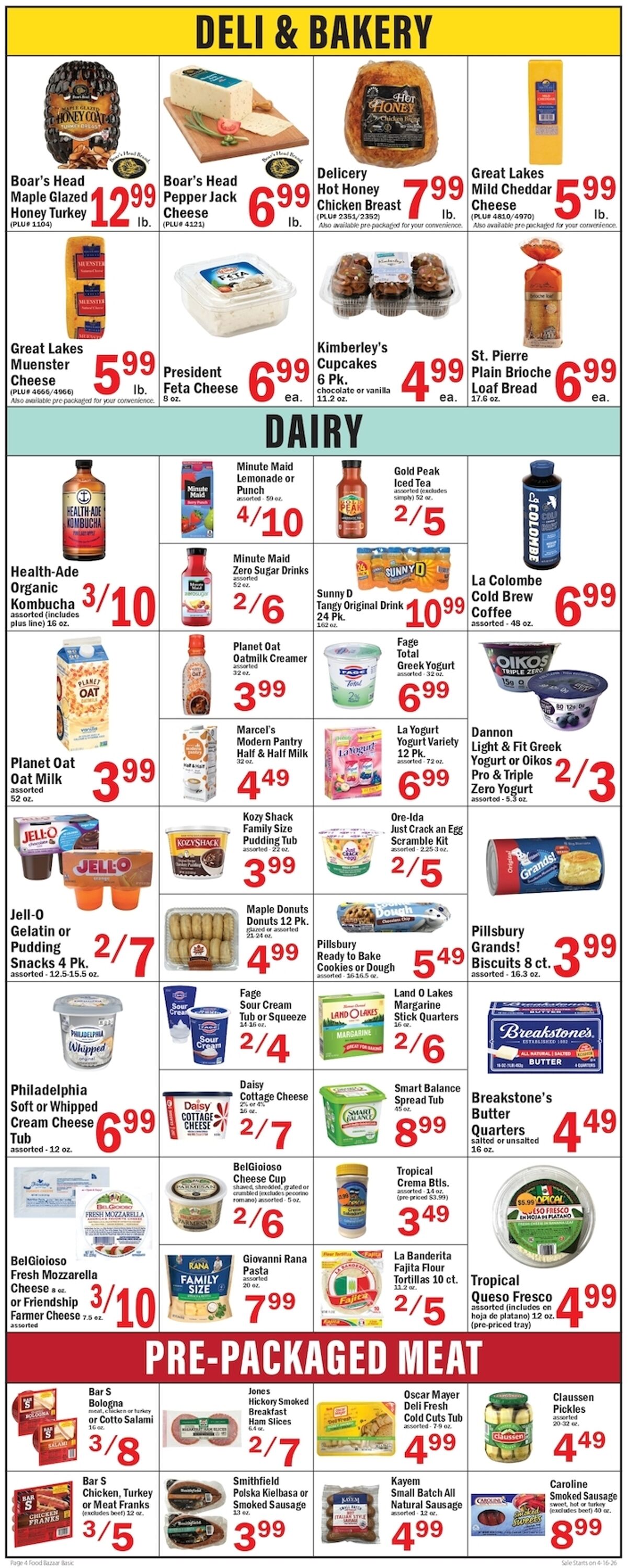 Weekly ad Food Bazaar 04/16/2026 - 04/22/2026