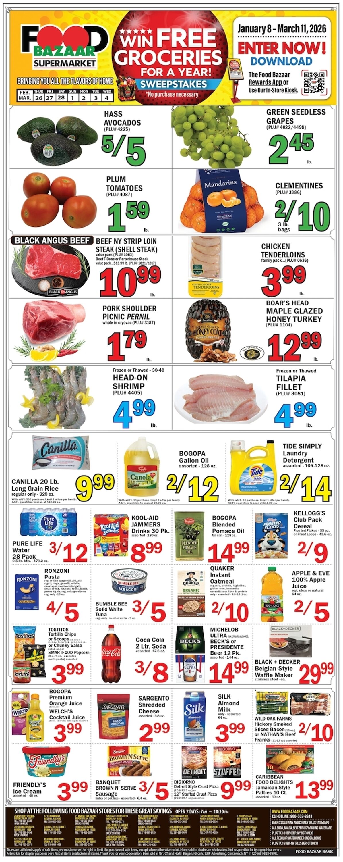 Weekly ad Food Bazaar 02/26/2026 - 03/04/2026