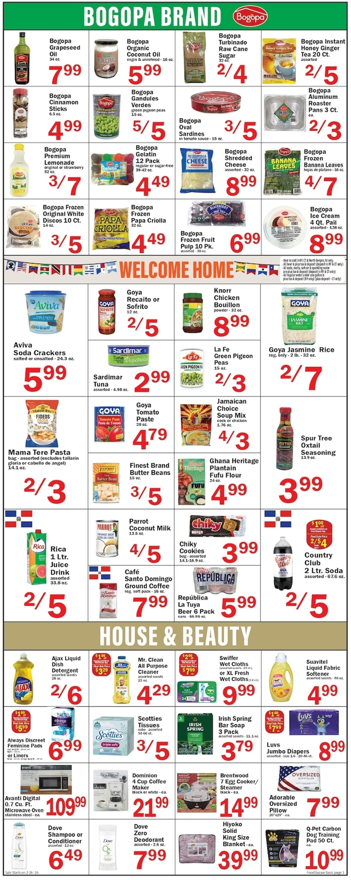 Weekly ad Food Bazaar 02/26/2026 - 03/04/2026