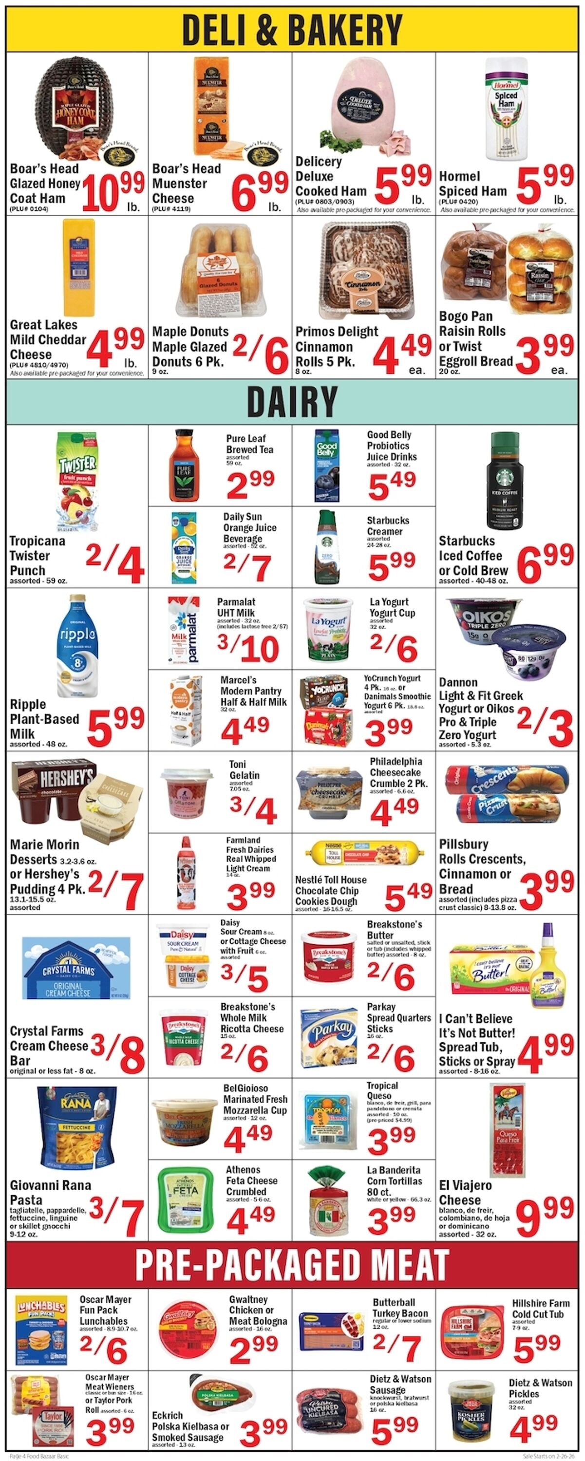 Weekly ad Food Bazaar 02/26/2026 - 03/04/2026