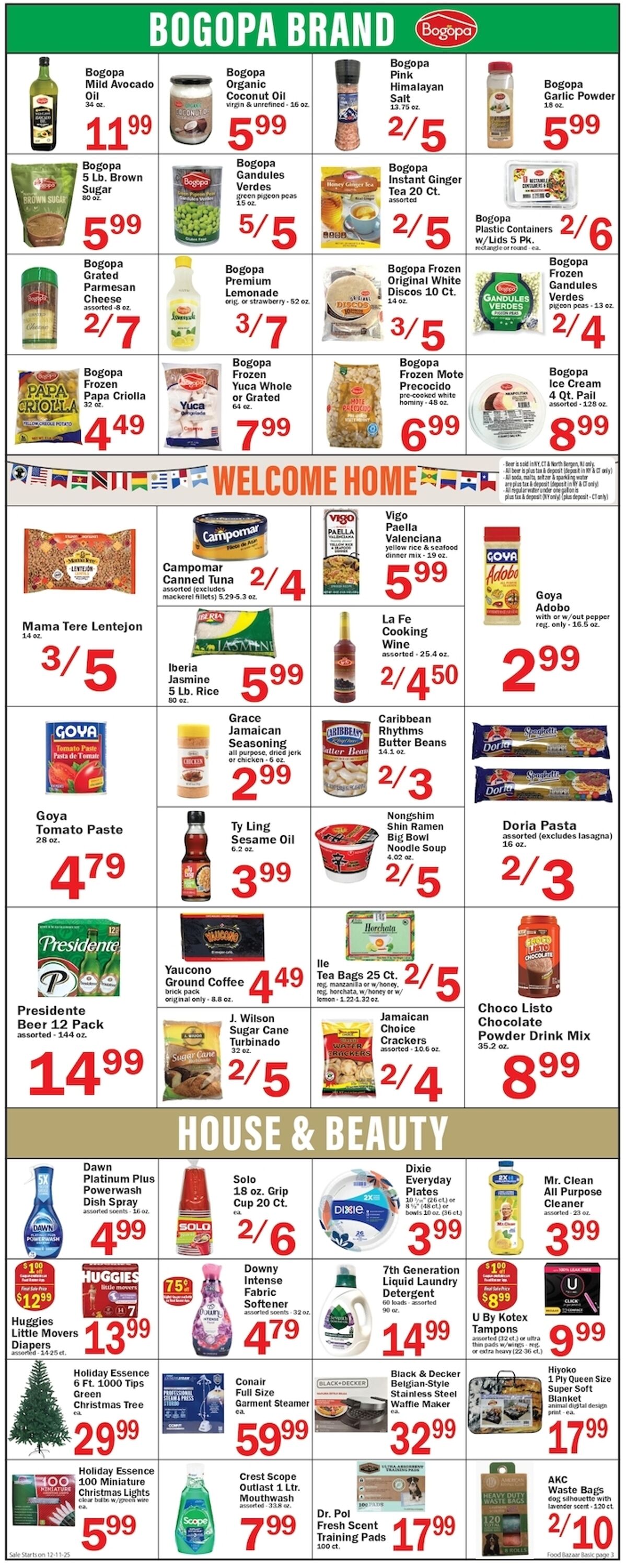 Weekly ad Food Bazaar 12/11/2025 - 12/17/2025