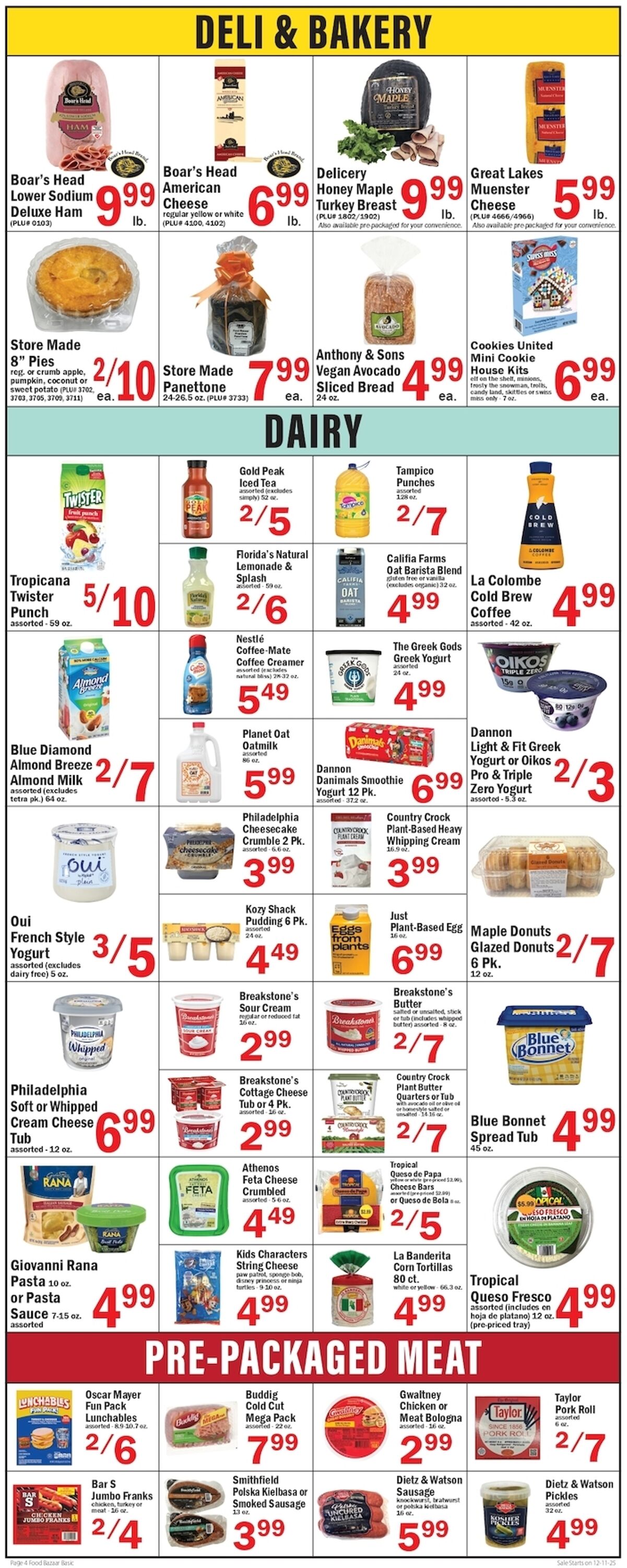 Weekly ad Food Bazaar 12/11/2025 - 12/17/2025
