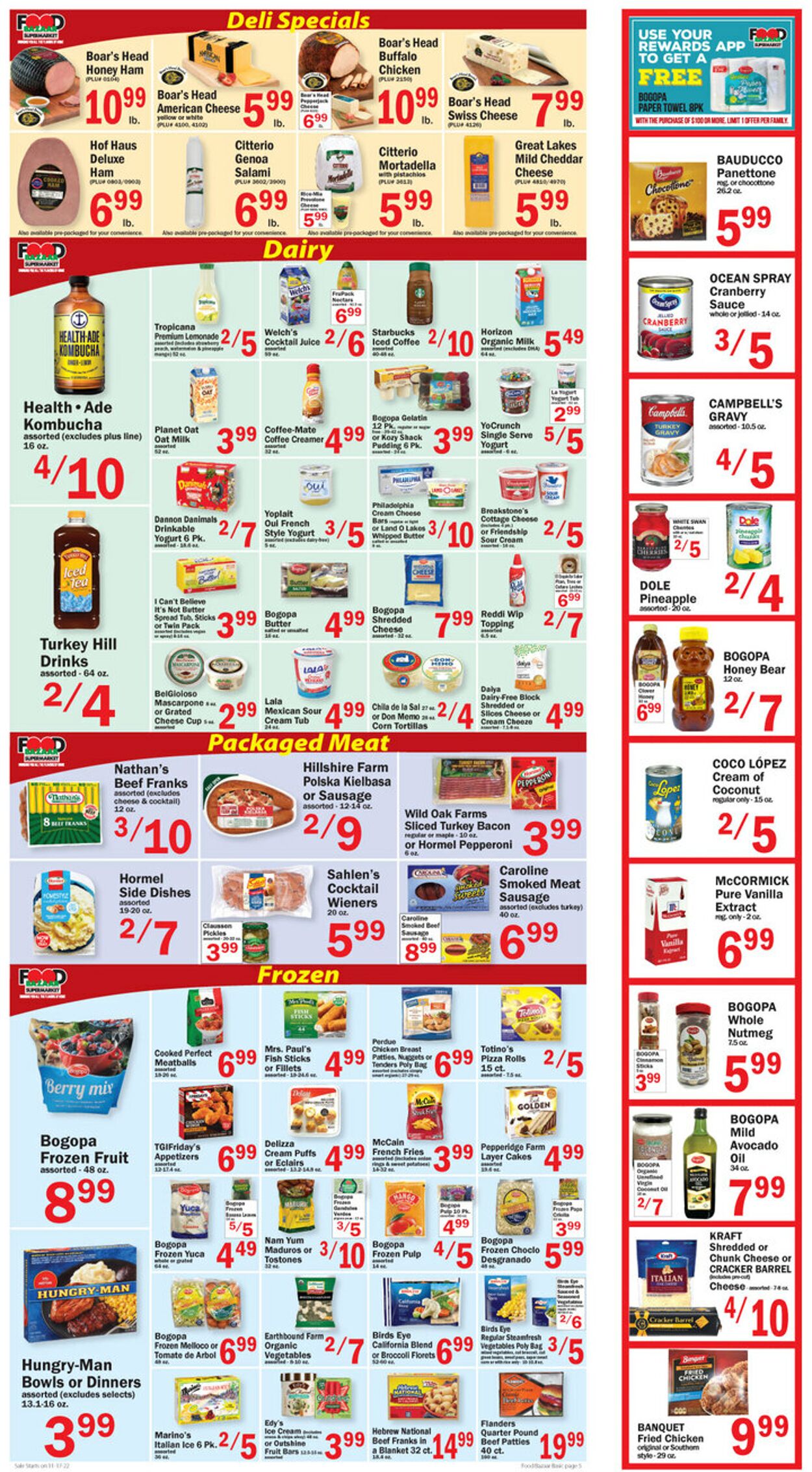 Weekly ad Food Bazaar 11/17/2022 - 11/24/2022