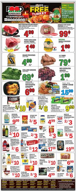 Weekly ad Food Bazaar 11/17/2022-11/24/2022