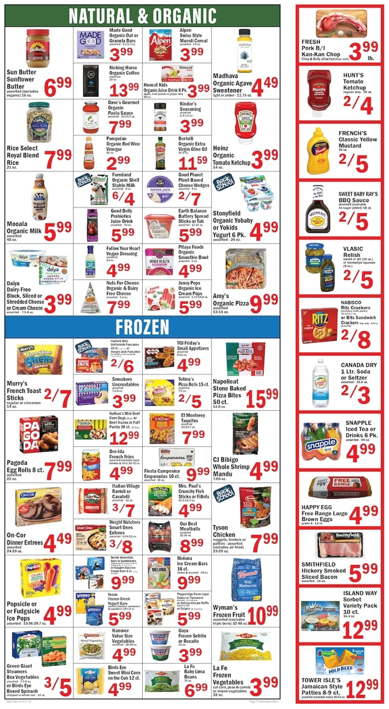 Weekly ad Food Bazaar 08/21/2025 - 08/27/2025