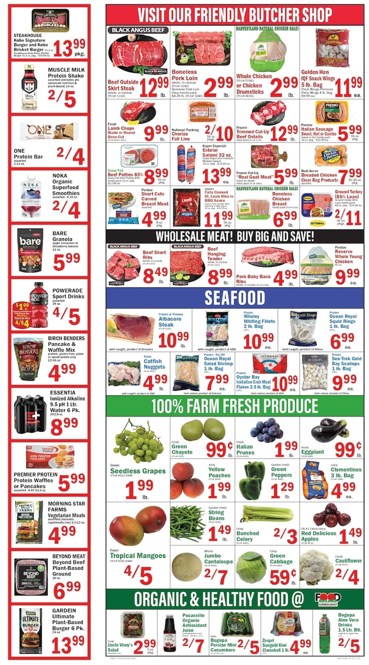 Weekly ad Food Bazaar 08/21/2025 - 08/27/2025