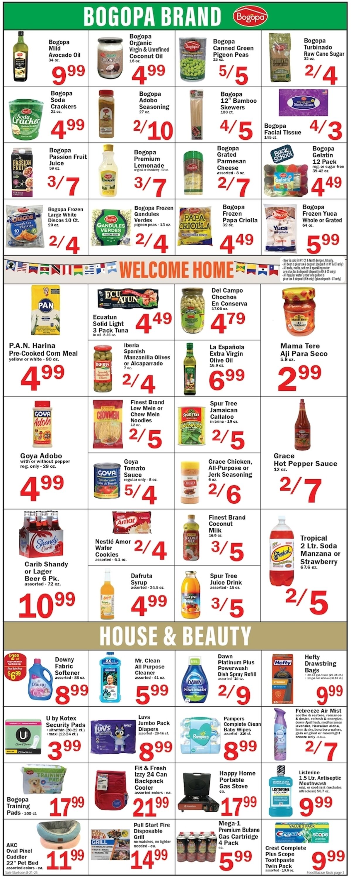 Weekly ad Food Bazaar 08/21/2025 - 08/27/2025