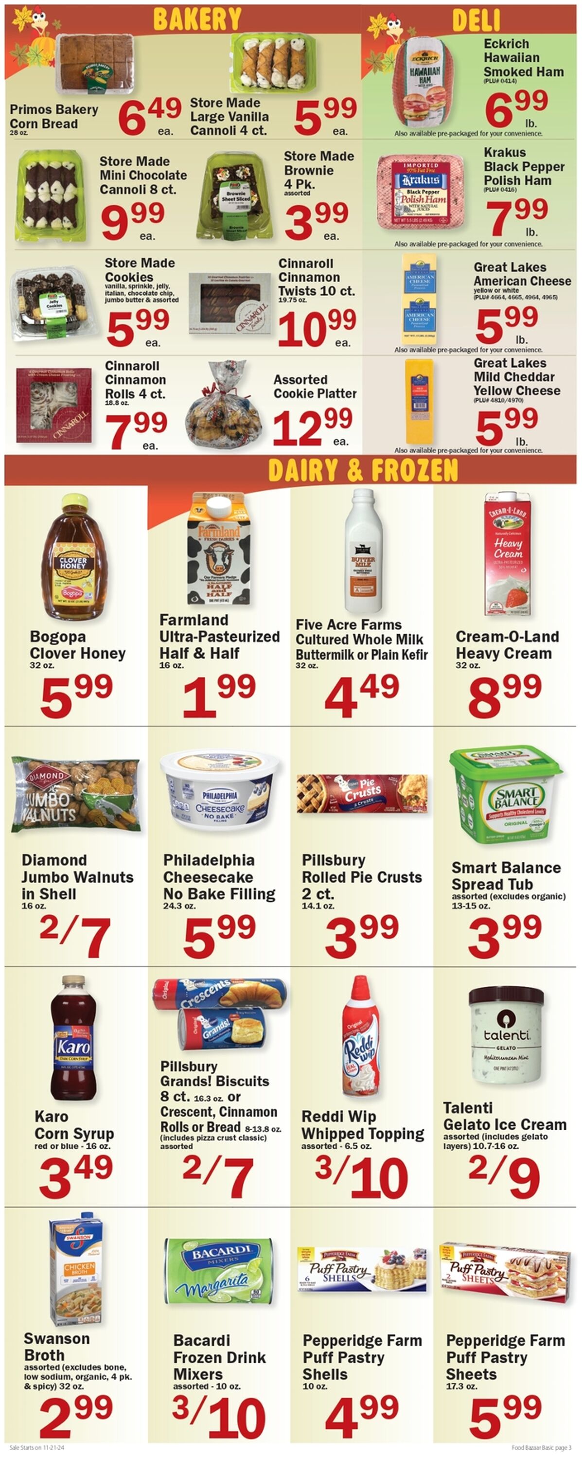 Weekly ad Food Bazaar 11/21/2024 - 11/28/2024