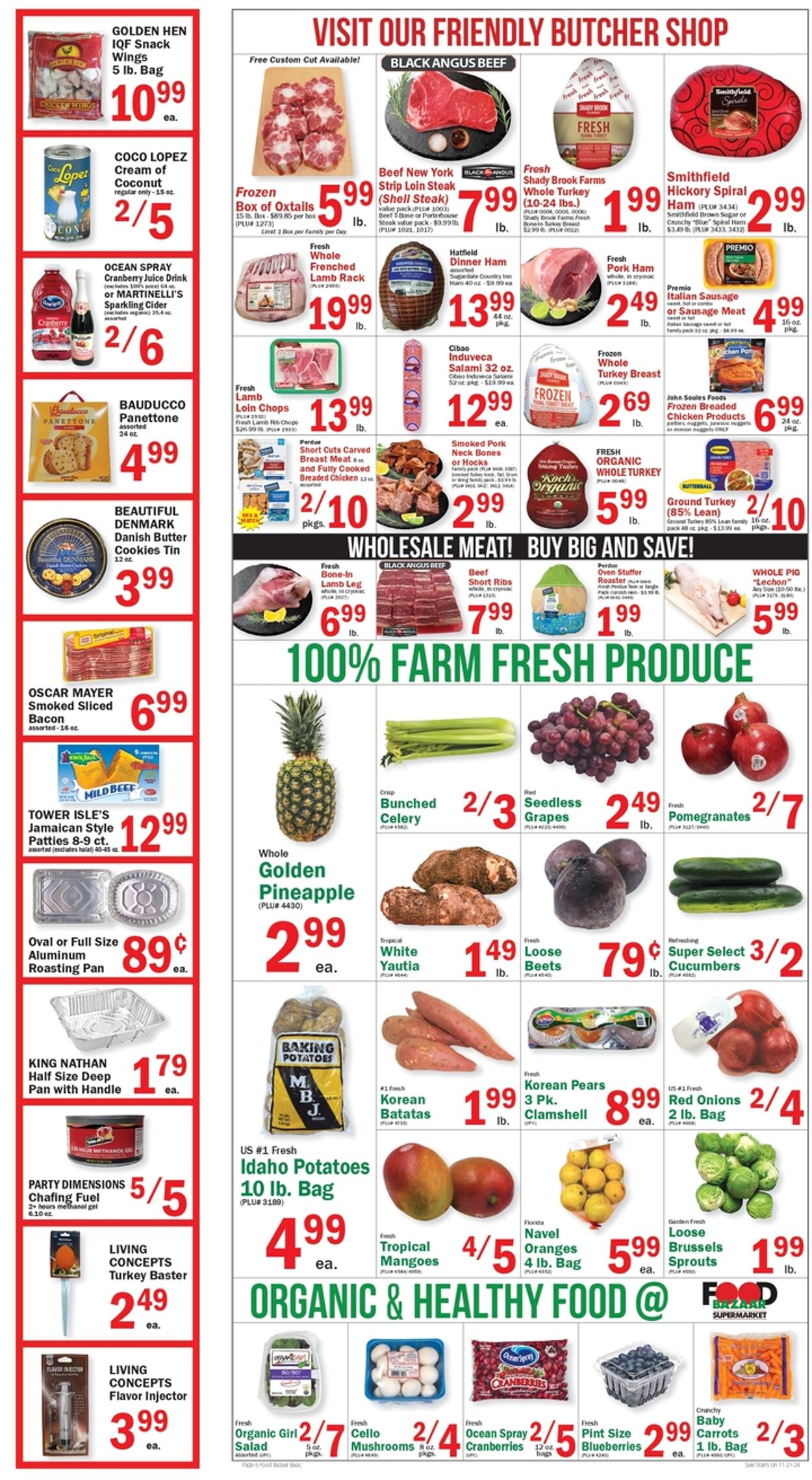 Weekly ad Food Bazaar 11/21/2024 - 11/28/2024