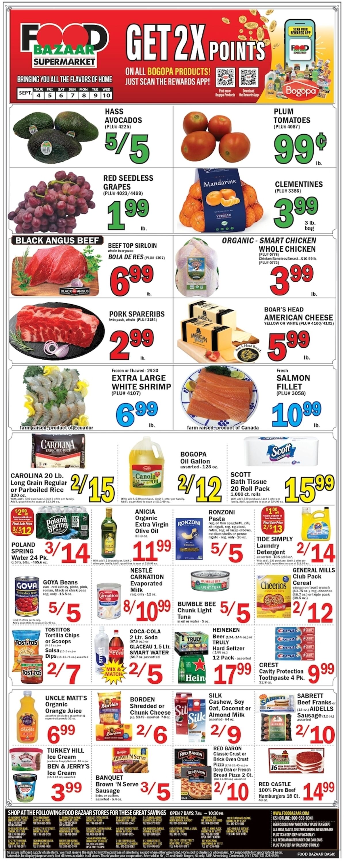 Weekly ad Food Bazaar 09/04/2025 - 09/10/2025