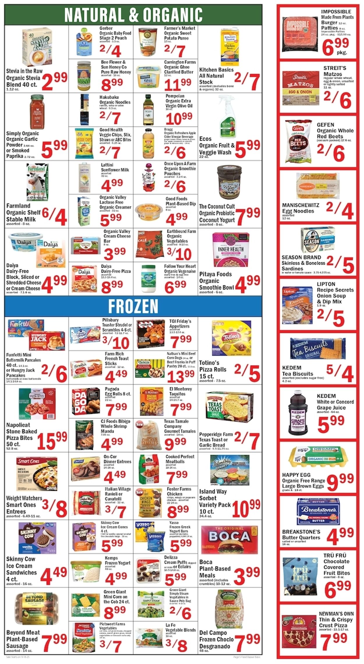 Weekly ad Food Bazaar 09/18/2025 - 09/24/2025