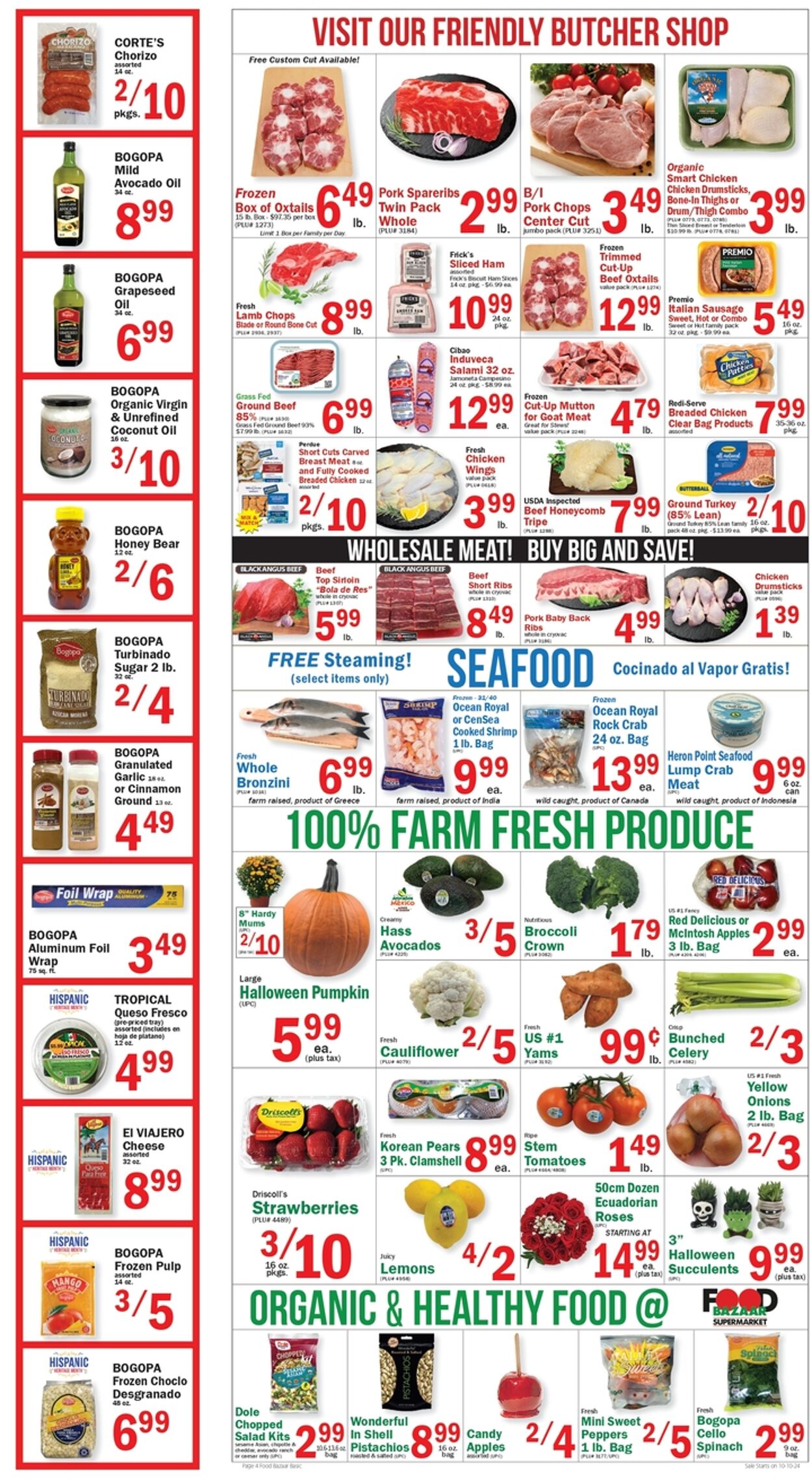 Weekly ad Food Bazaar 10/10/2024 - 10/16/2024