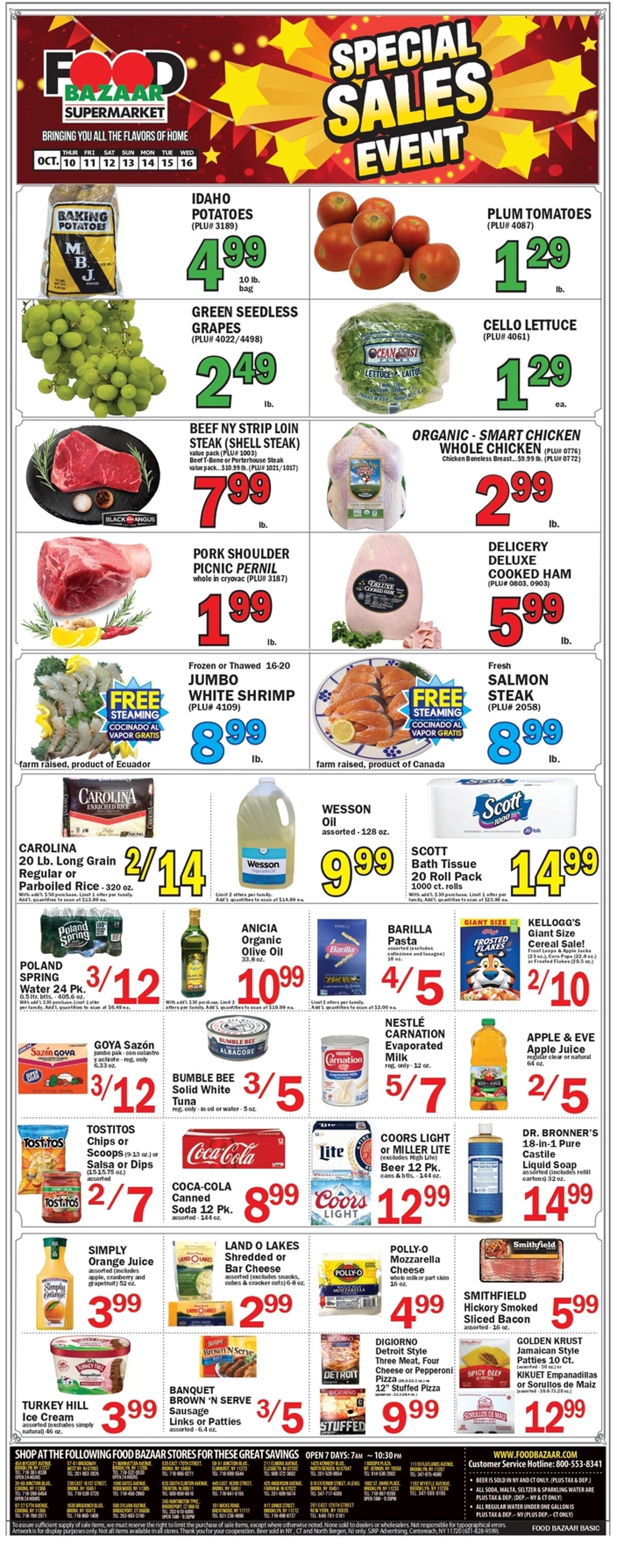 Weekly ad Food Bazaar 10/10/2024 - 10/16/2024