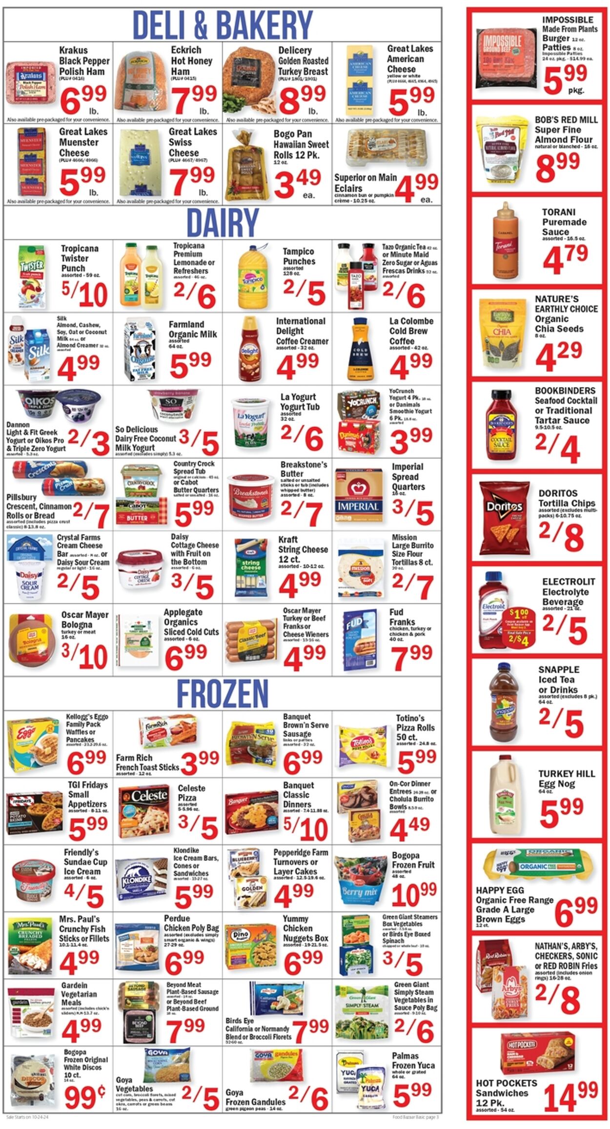 Weekly ad Food Bazaar 10/24/2024 - 10/30/2024