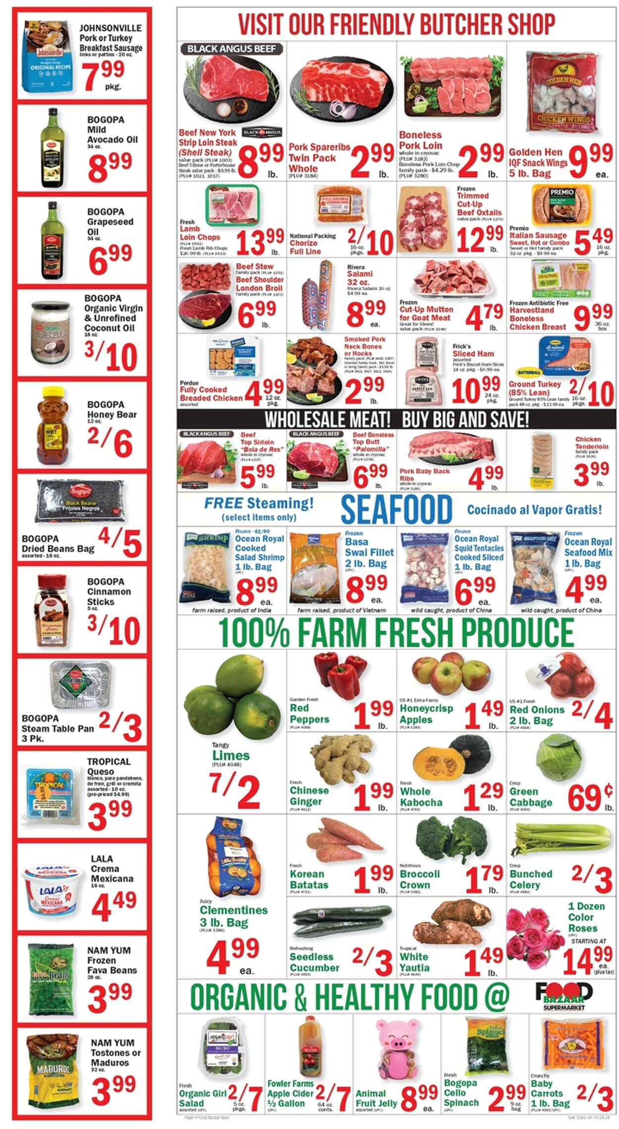 Weekly ad Food Bazaar 10/24/2024 - 10/30/2024