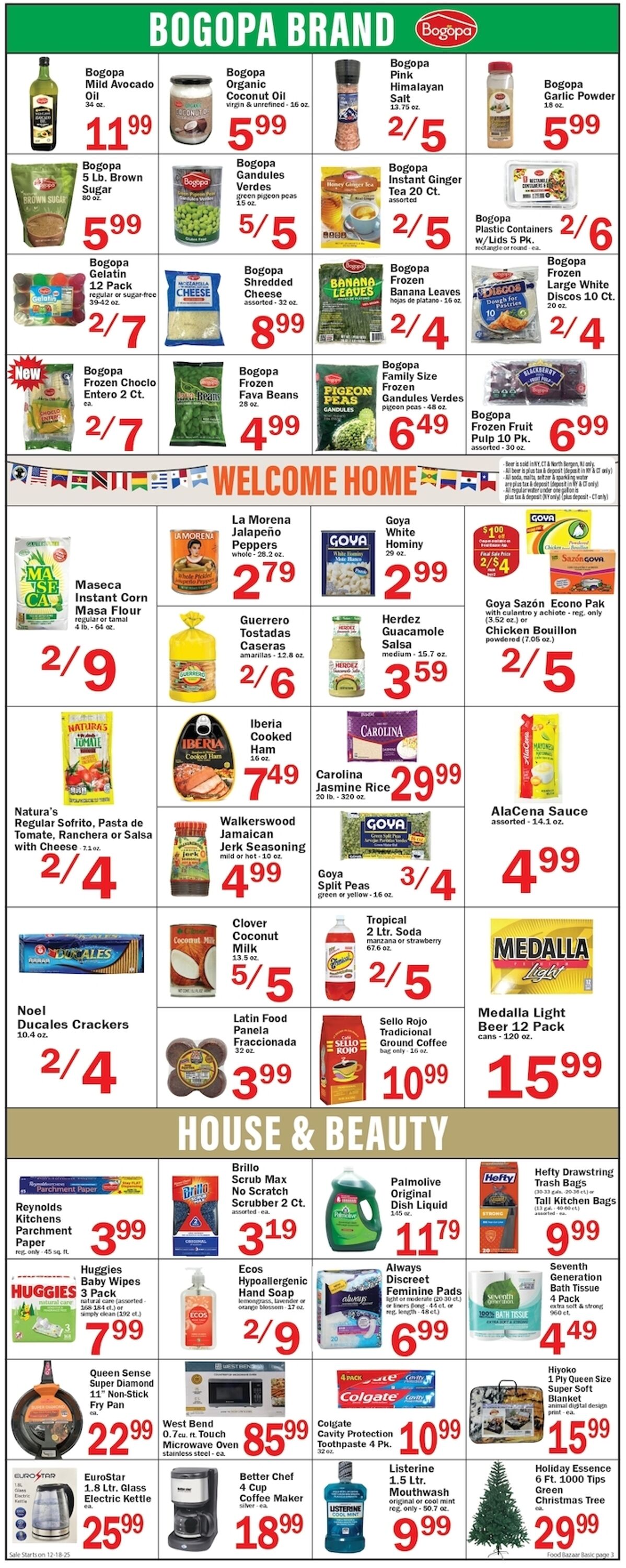 Weekly ad Food Bazaar 12/18/2025 - 12/24/2025