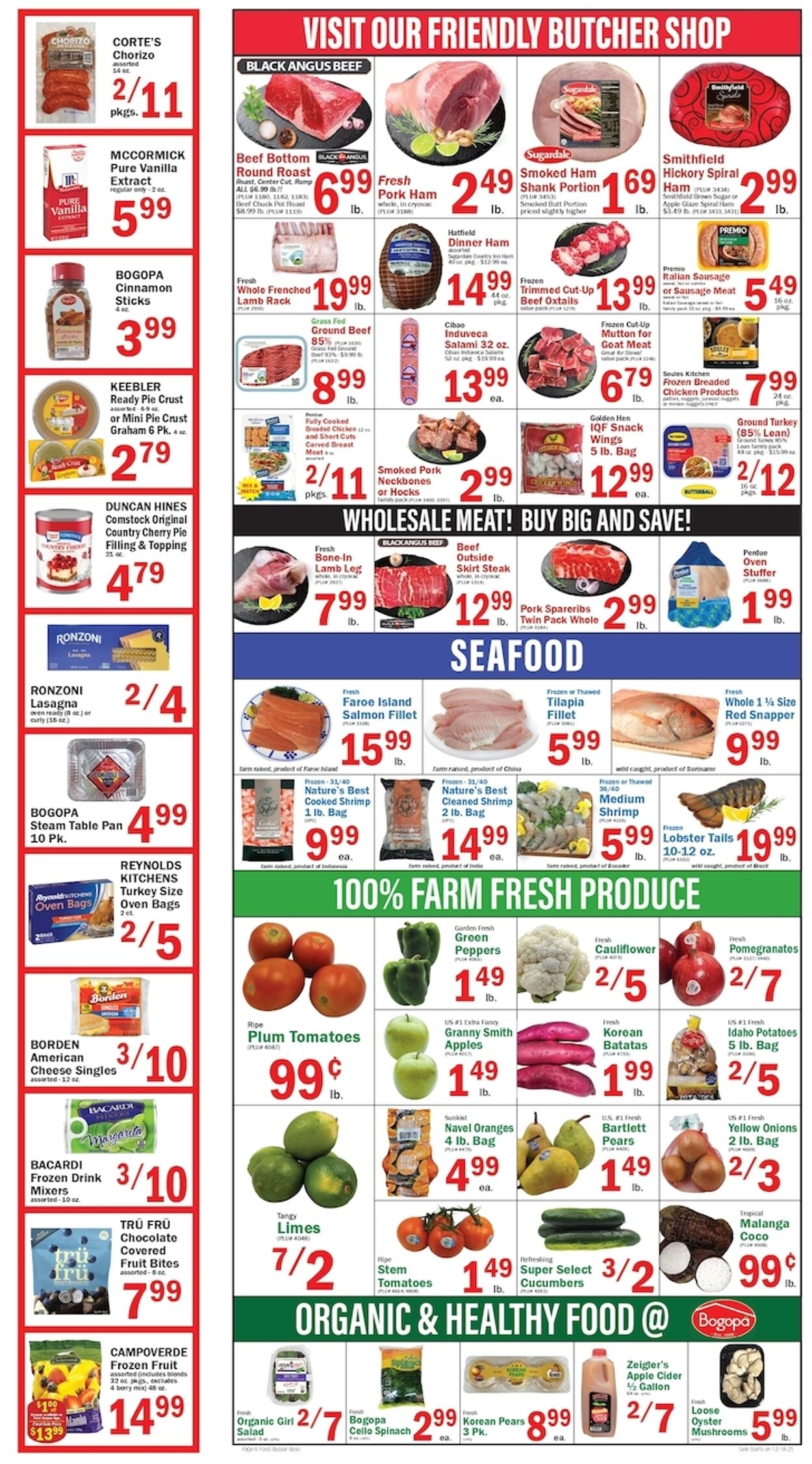 Weekly ad Food Bazaar 12/18/2025 - 12/24/2025