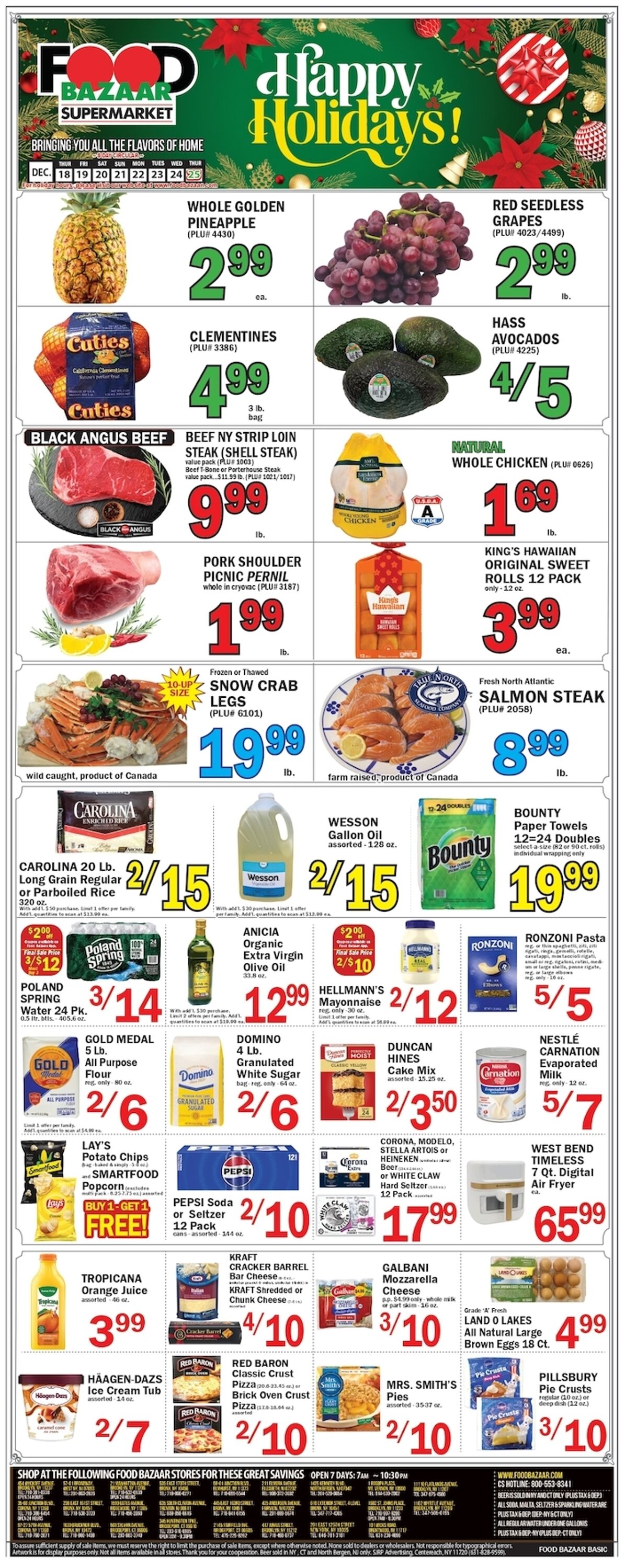 Weekly ad Food Bazaar 12/18/2025 - 12/24/2025