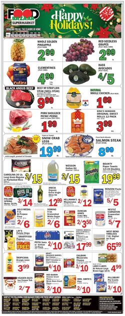 Weekly ad Food Bazaar 12/18/2025 - 12/24/2025