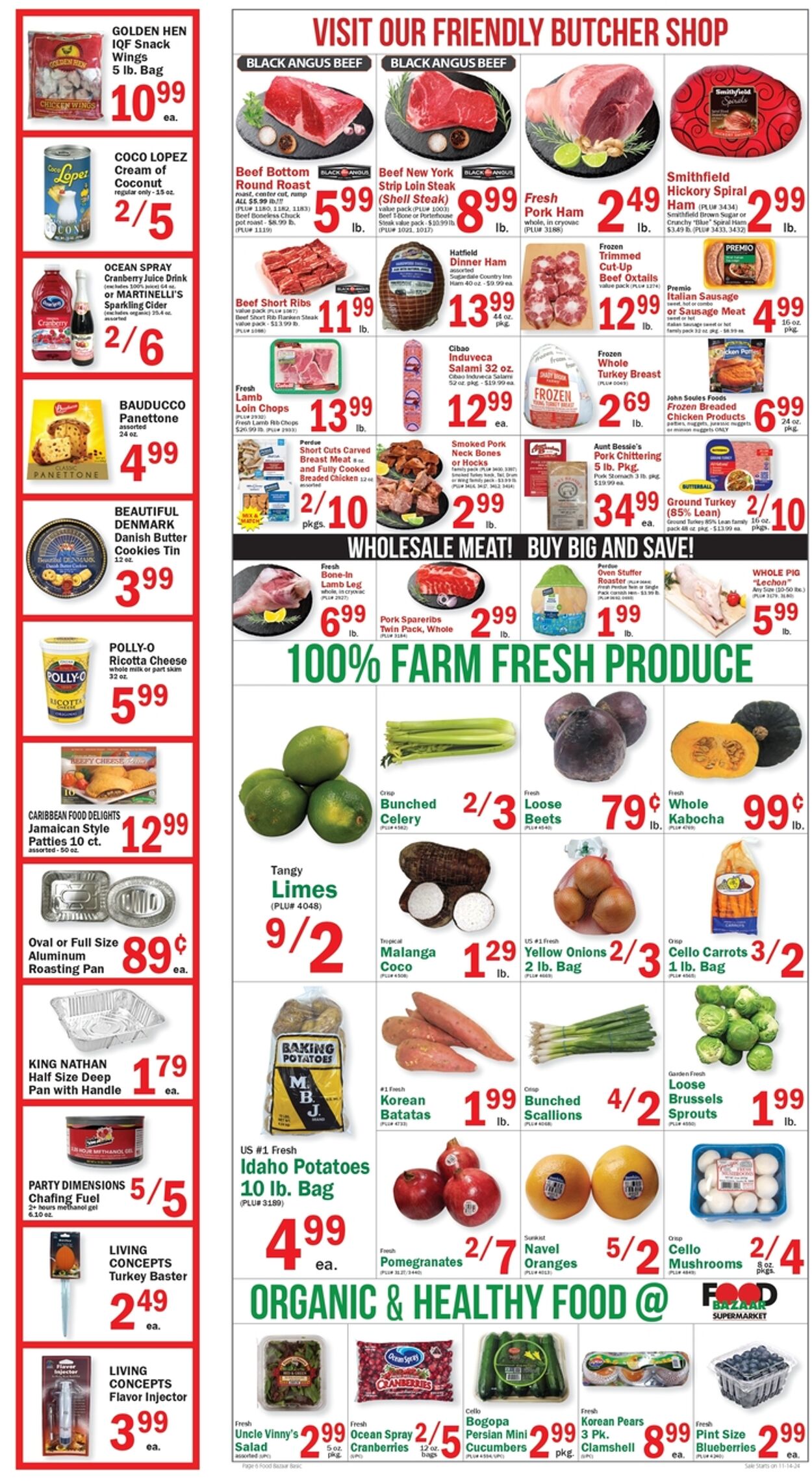 Weekly ad Food Bazaar 11/14/2024 - 11/20/2024