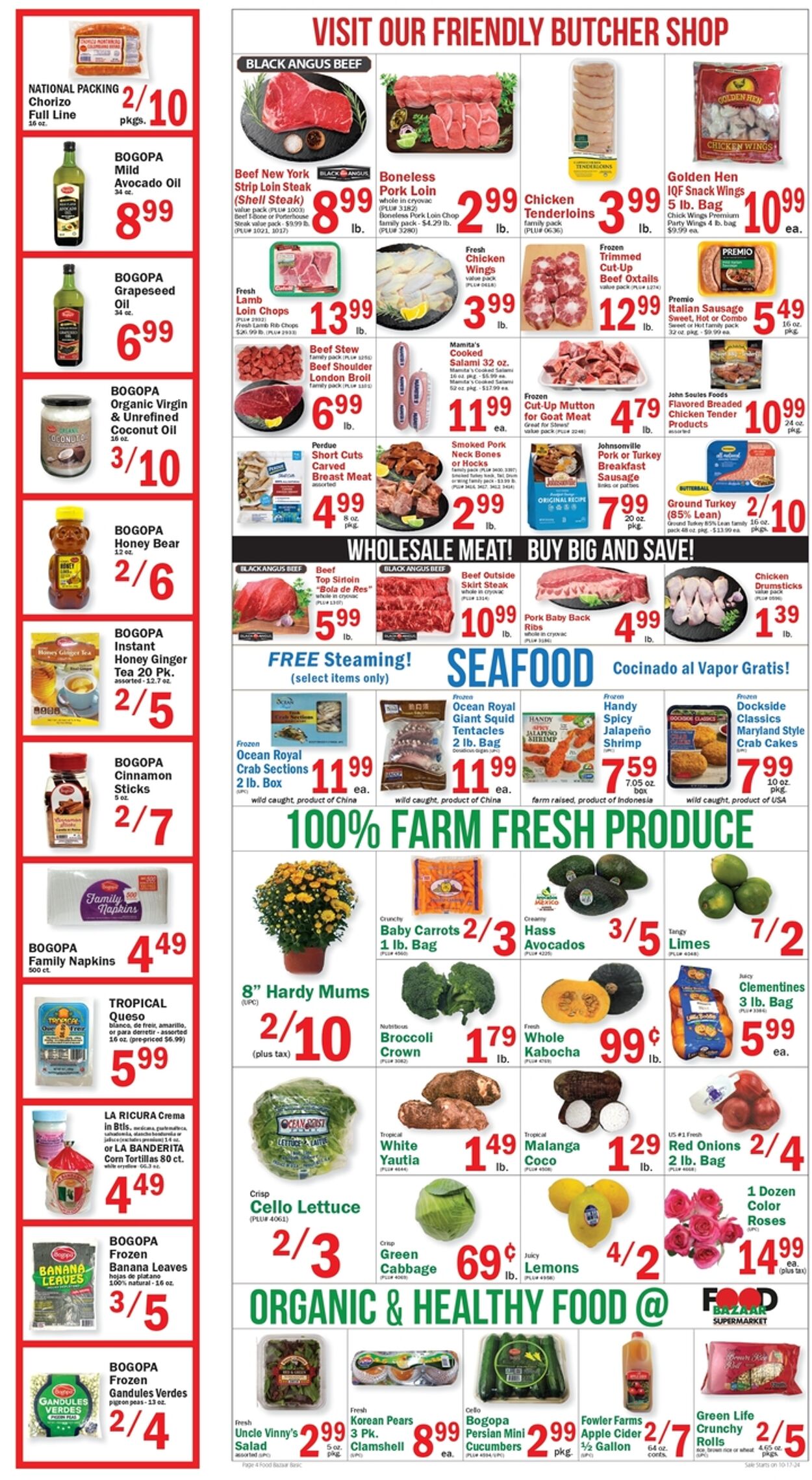 Weekly ad Food Bazaar 10/17/2024 - 10/23/2024