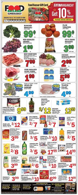 Weekly ad Food Bazaar 01/05/2023 - 01/11/2023