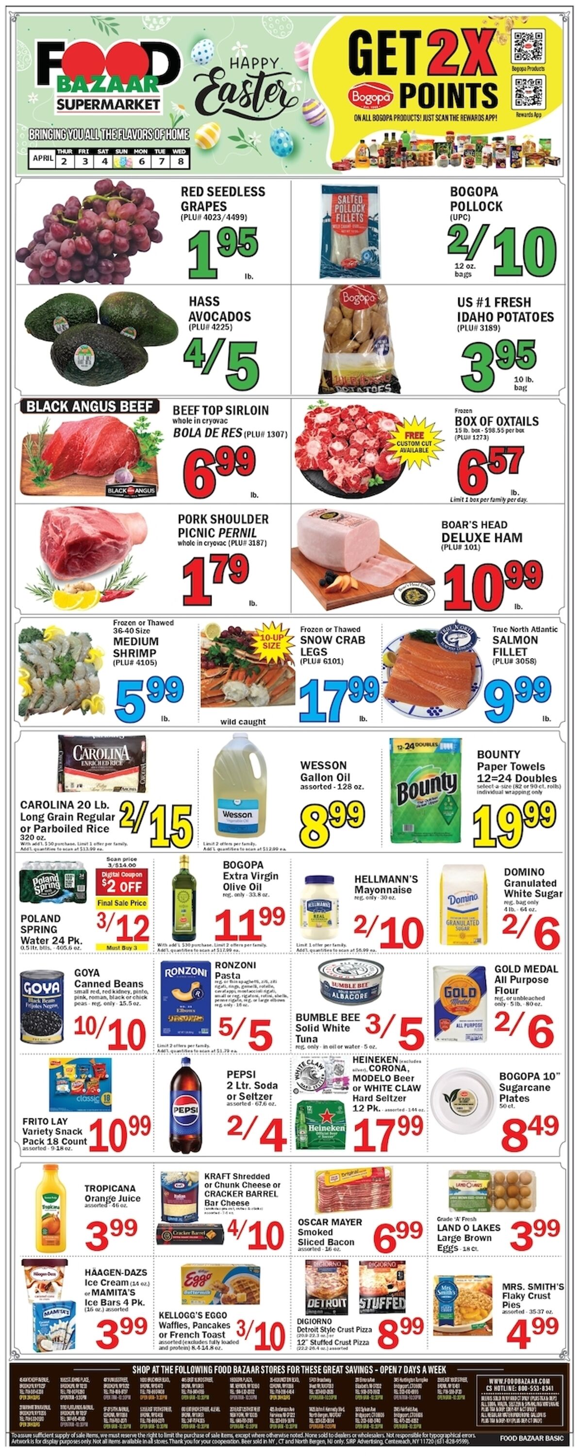 Weekly ad Food Bazaar 04/02/2026 - 04/08/2026