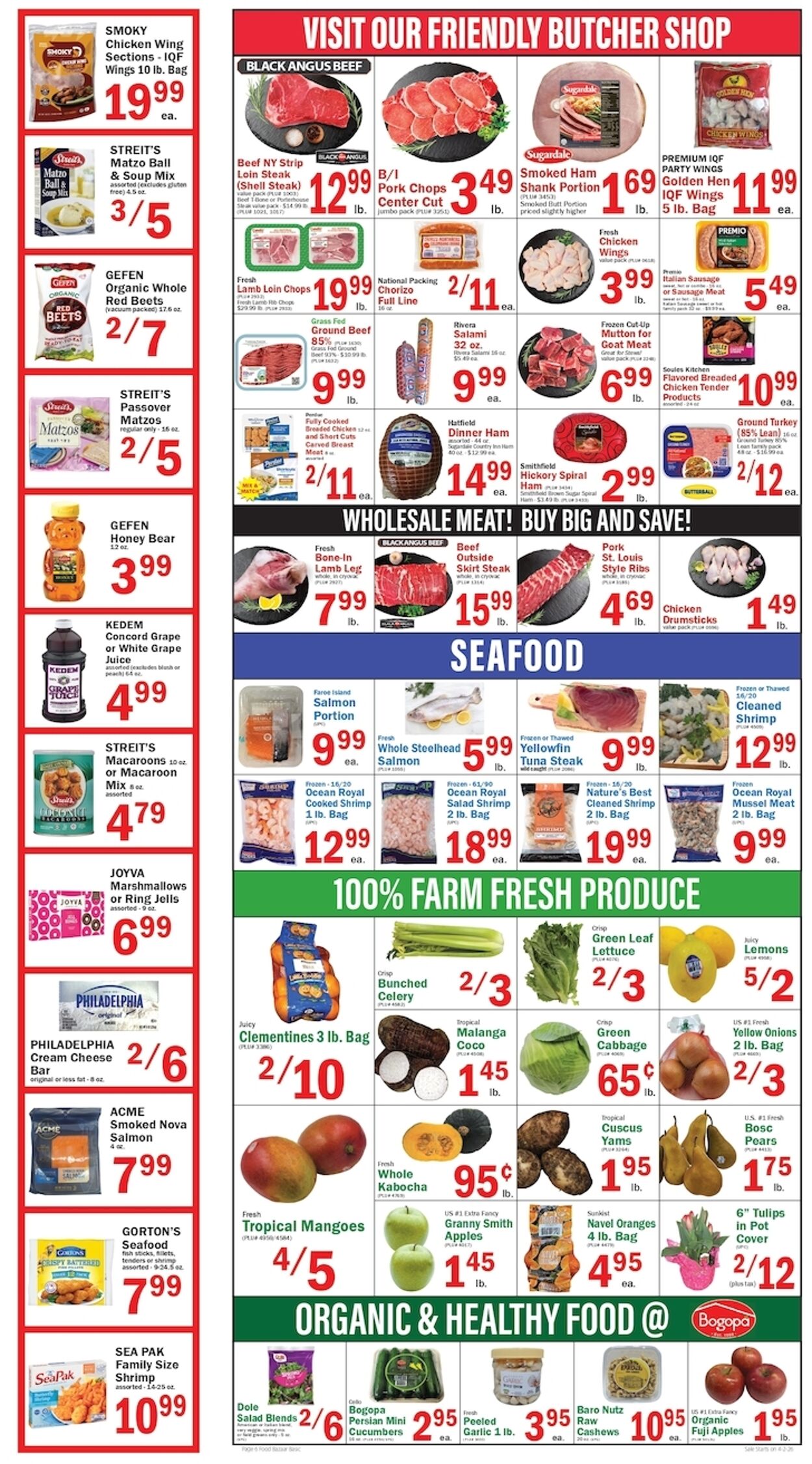 Weekly ad Food Bazaar 04/02/2026 - 04/08/2026
