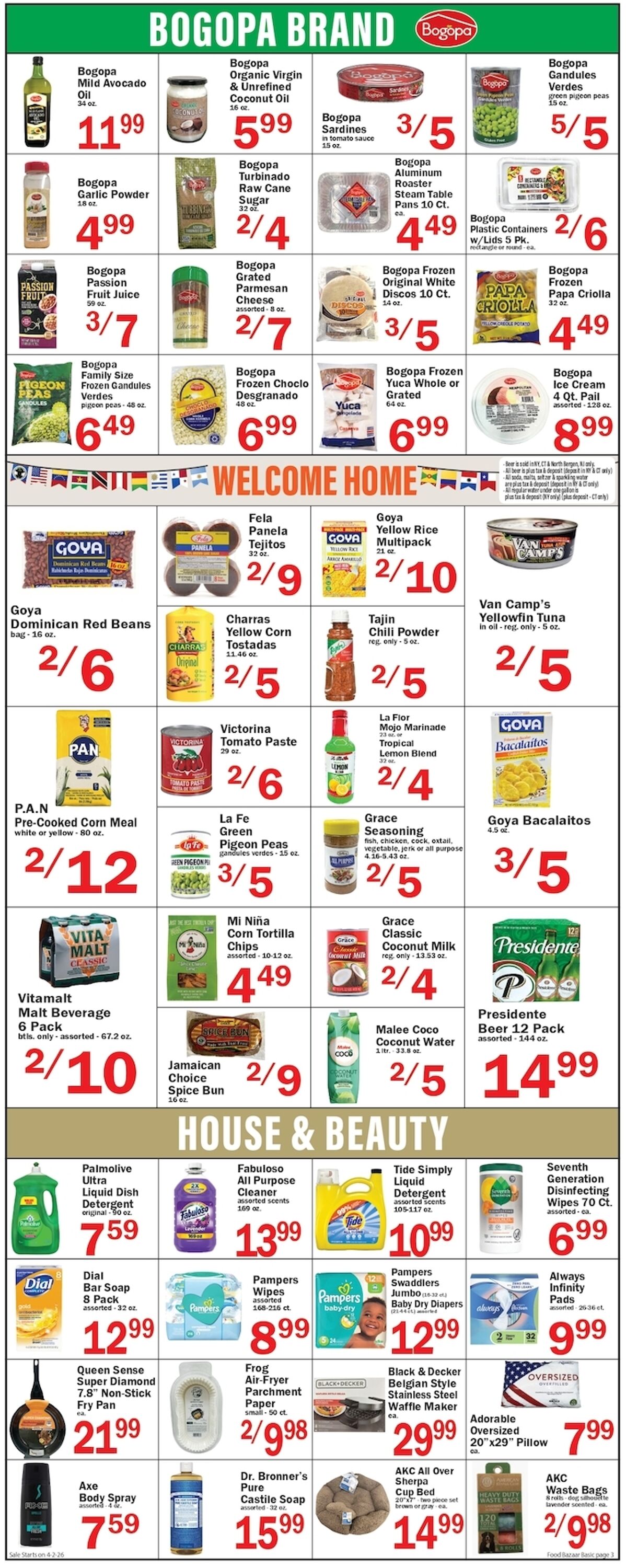 Weekly ad Food Bazaar 04/02/2026 - 04/08/2026
