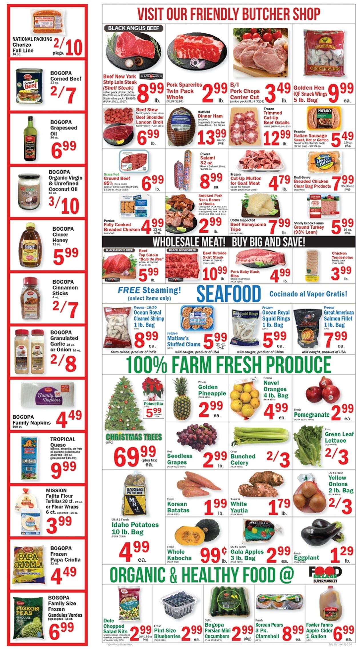 Weekly ad Food Bazaar 12/05/2024 - 12/11/2024