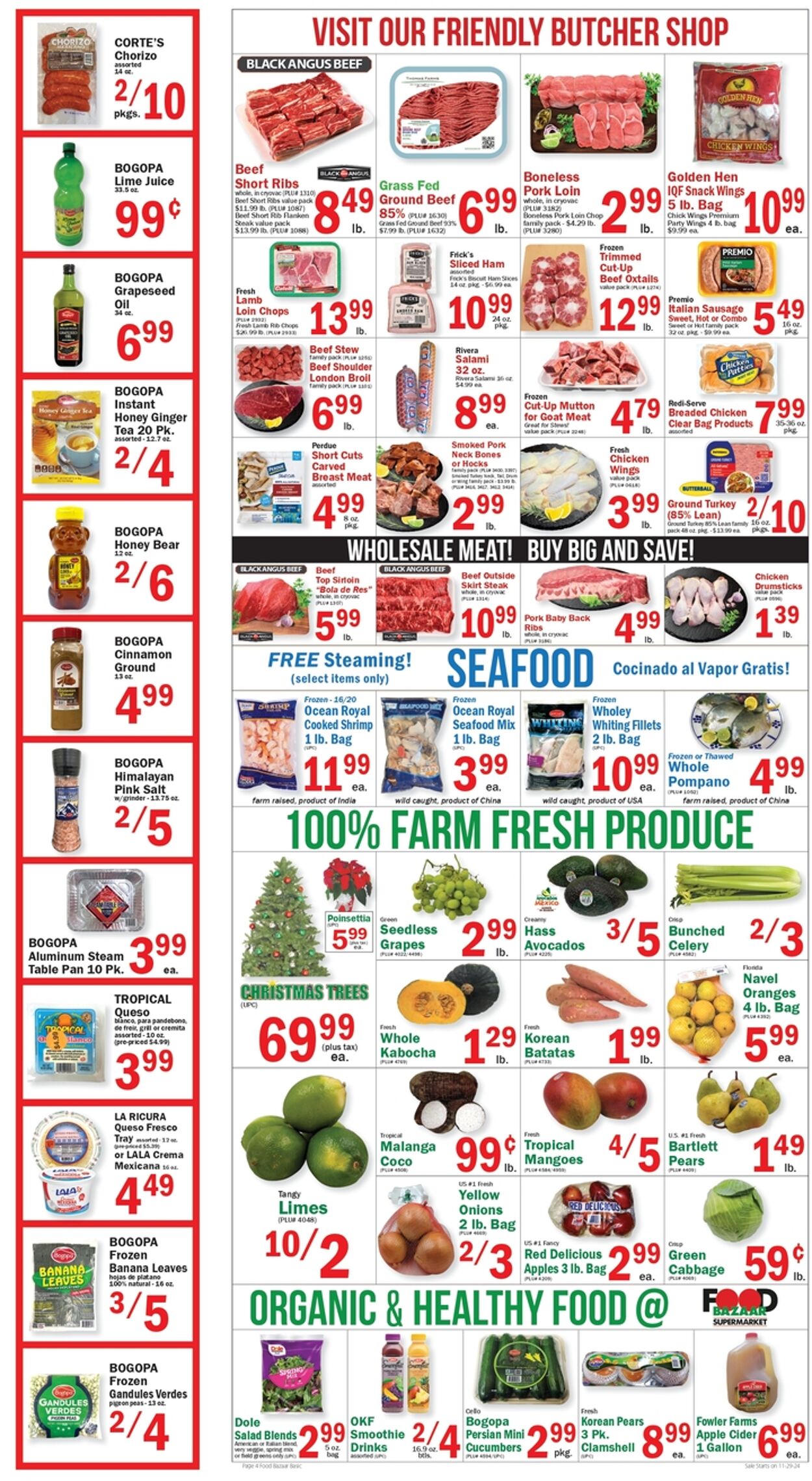 Weekly ad Food Bazaar 11/29/2024 - 12/04/2024