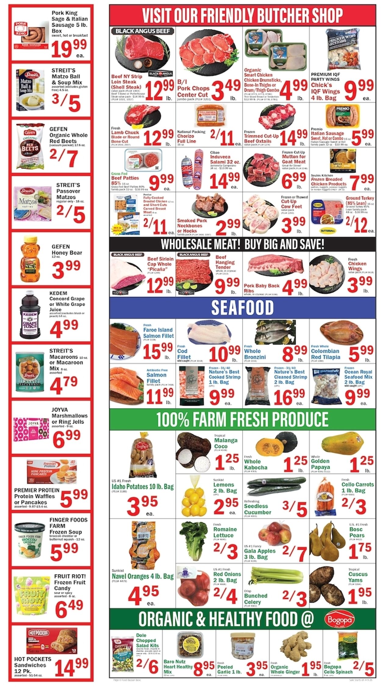 Weekly ad Food Bazaar 04/09/2026 - 04/15/2026
