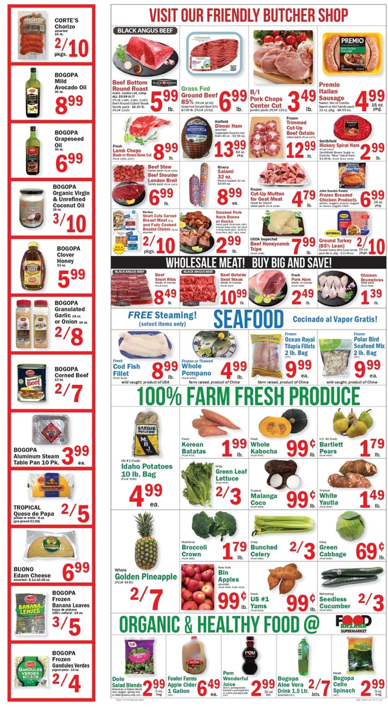 Weekly ad Food Bazaar 10/31/2024 - 11/06/2024