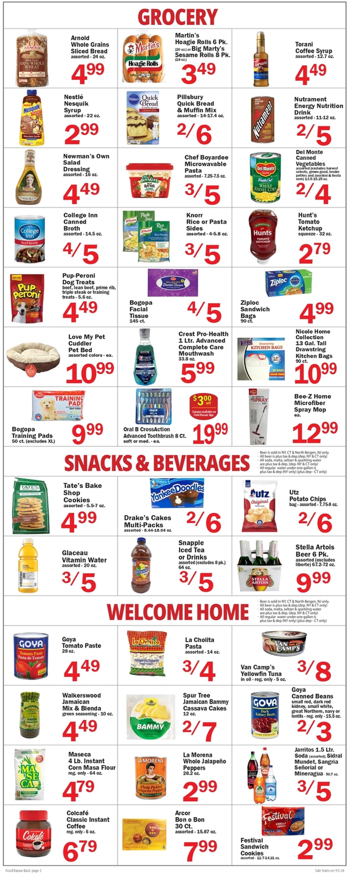 Weekly ad Food Bazaar 09/05/2024 - 09/11/2024