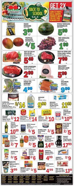 Weekly ad Food Bazaar 09/19/2024 - 09/25/2024