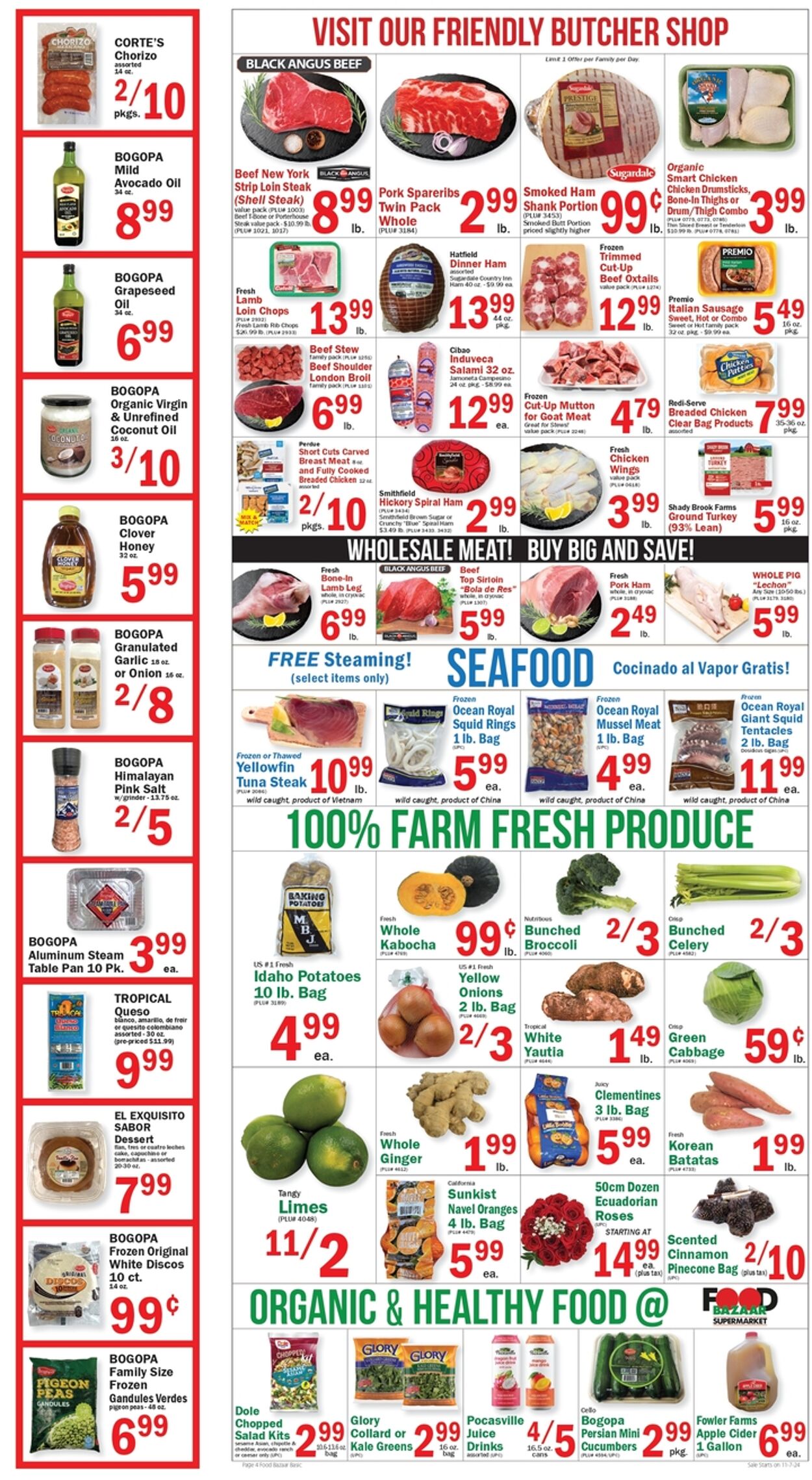 Weekly ad Food Bazaar 11/07/2024 - 11/13/2024