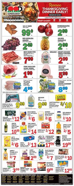 Weekly ad Food Bazaar 11/07/2024 - 11/13/2024