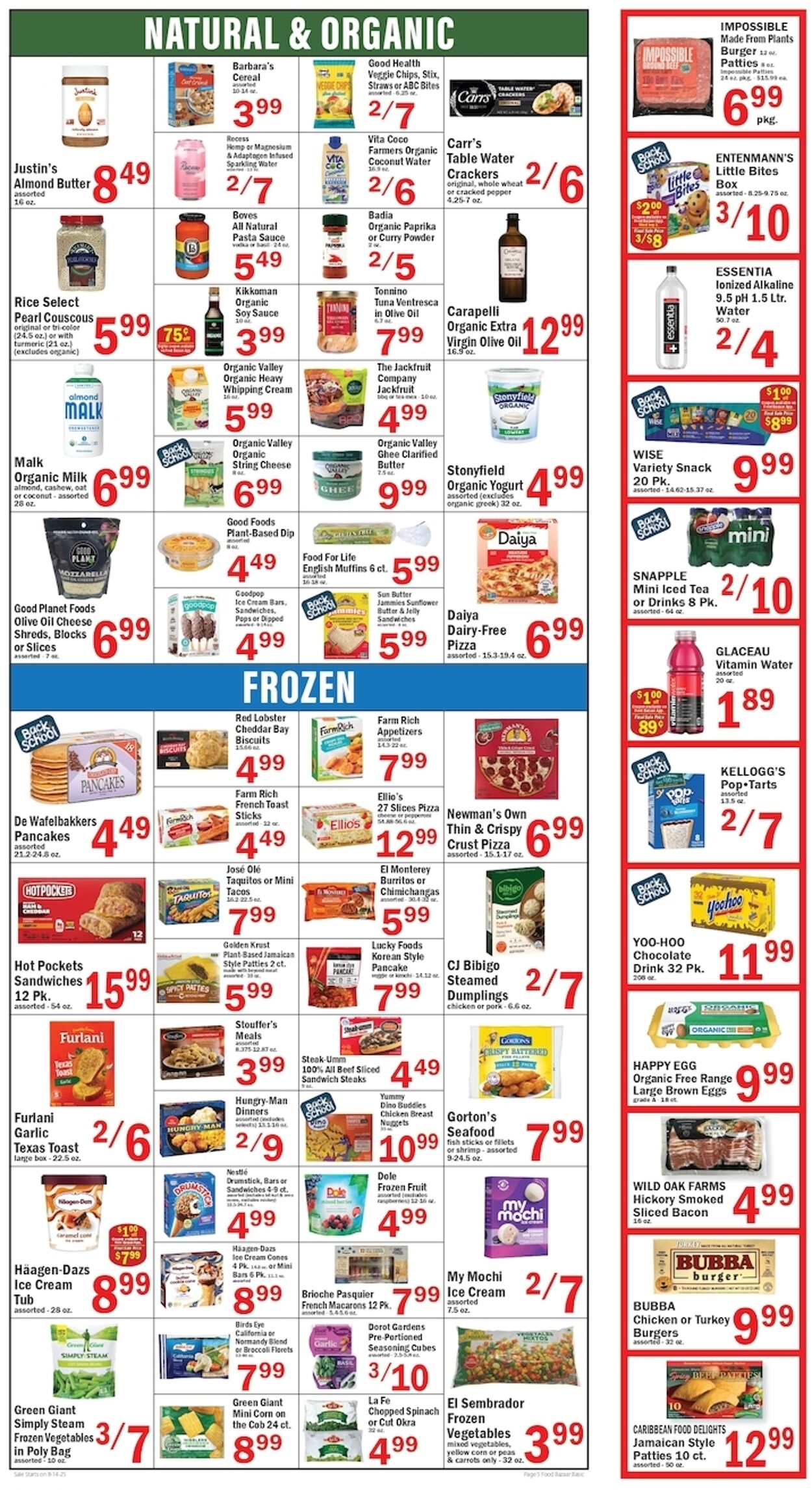 Weekly ad Food Bazaar 08/14/2025 - 08/20/2025