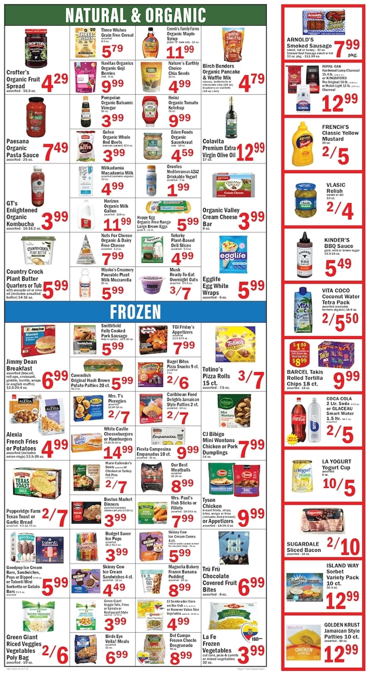Weekly ad Food Bazaar 08/07/2025 - 08/13/2025