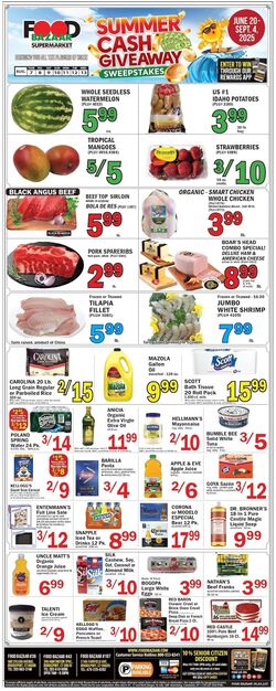 Weekly ad Food Bazaar 08/07/2025 - 08/13/2025