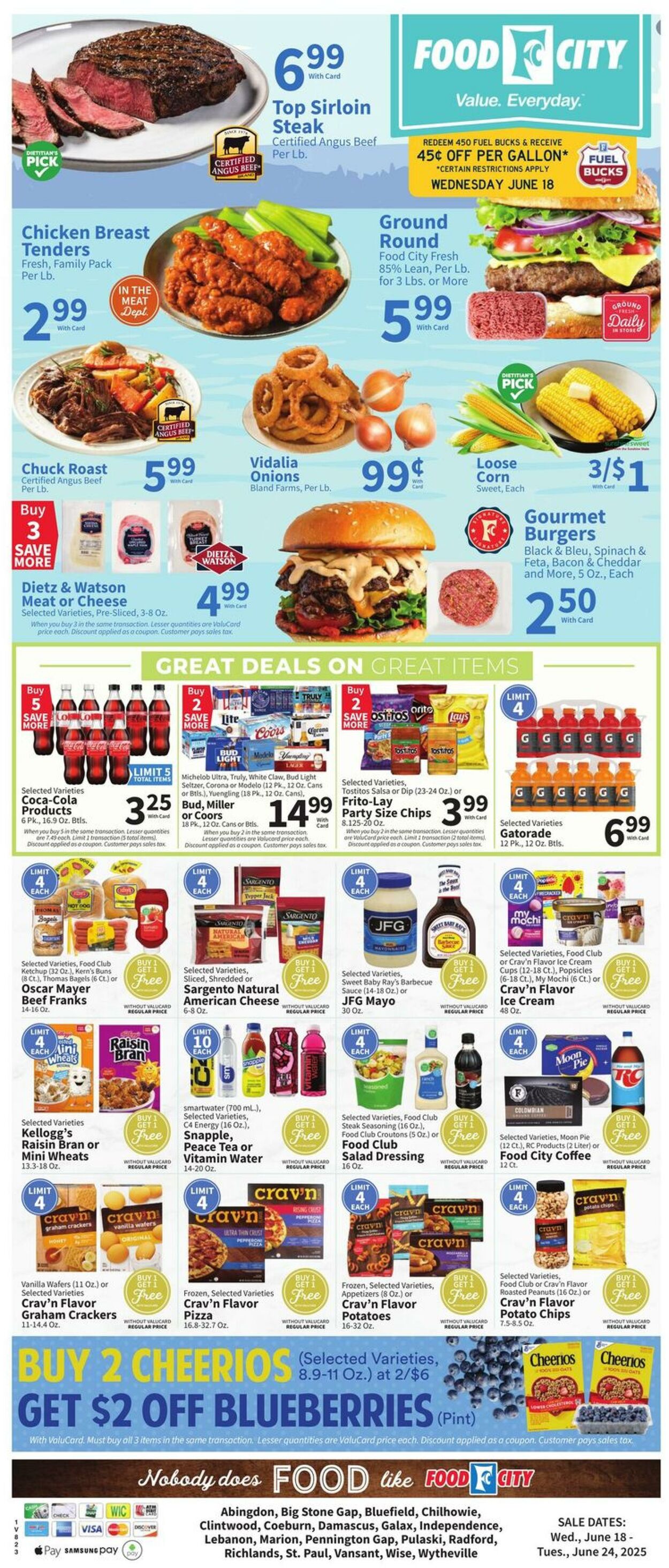 Weekly ad Food City 06/18/2025 - 06/24/2025