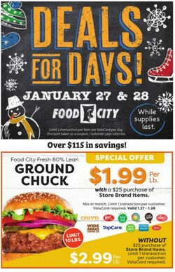 Weekly ad Food City 01/25/2023-01/31/2023